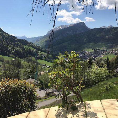 La Marmotte Qui Papote Apartment Le Grand-Bornand Bagian luar foto