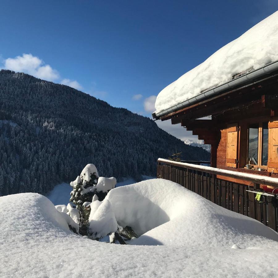 La Marmotte Qui Papote Apartment Le Grand-Bornand Bagian luar foto