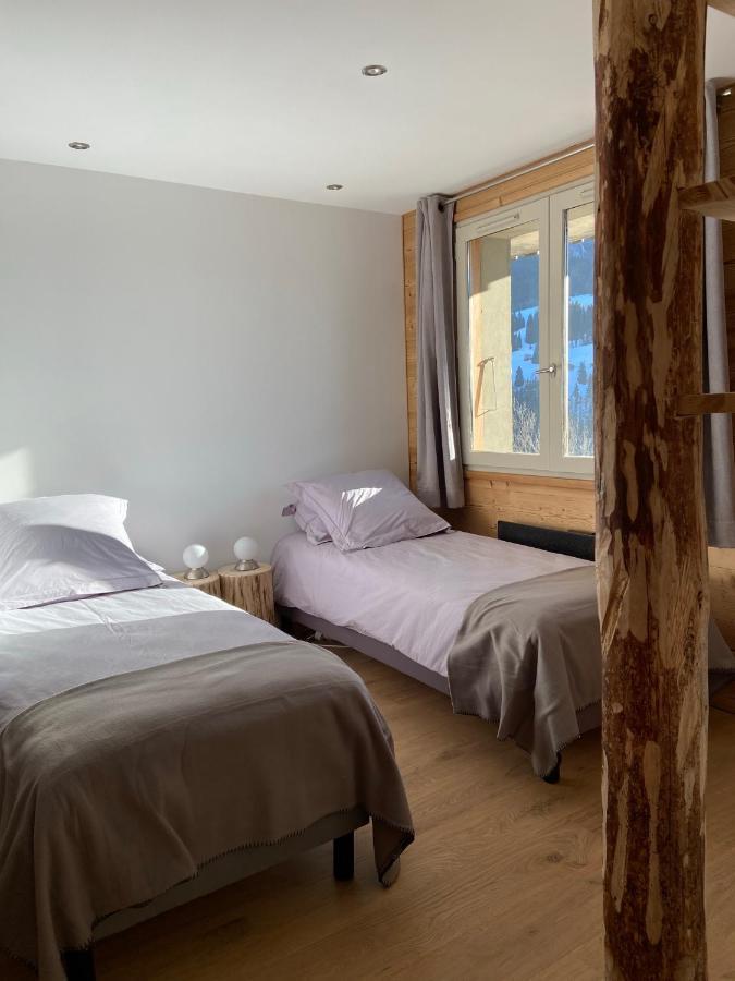 La Marmotte Qui Papote Apartment Le Grand-Bornand Bagian luar foto