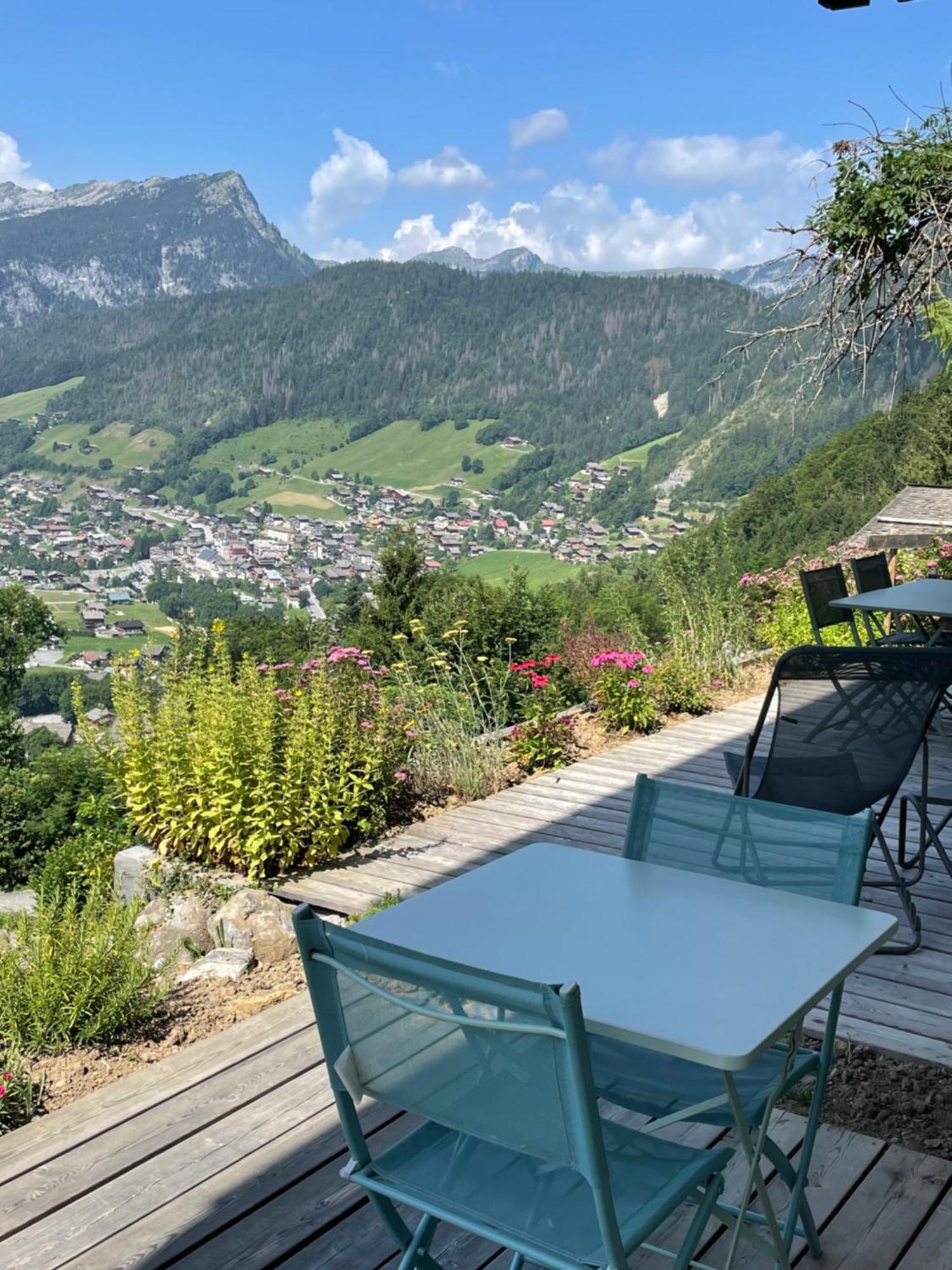 La Marmotte Qui Papote Apartment Le Grand-Bornand Bagian luar foto