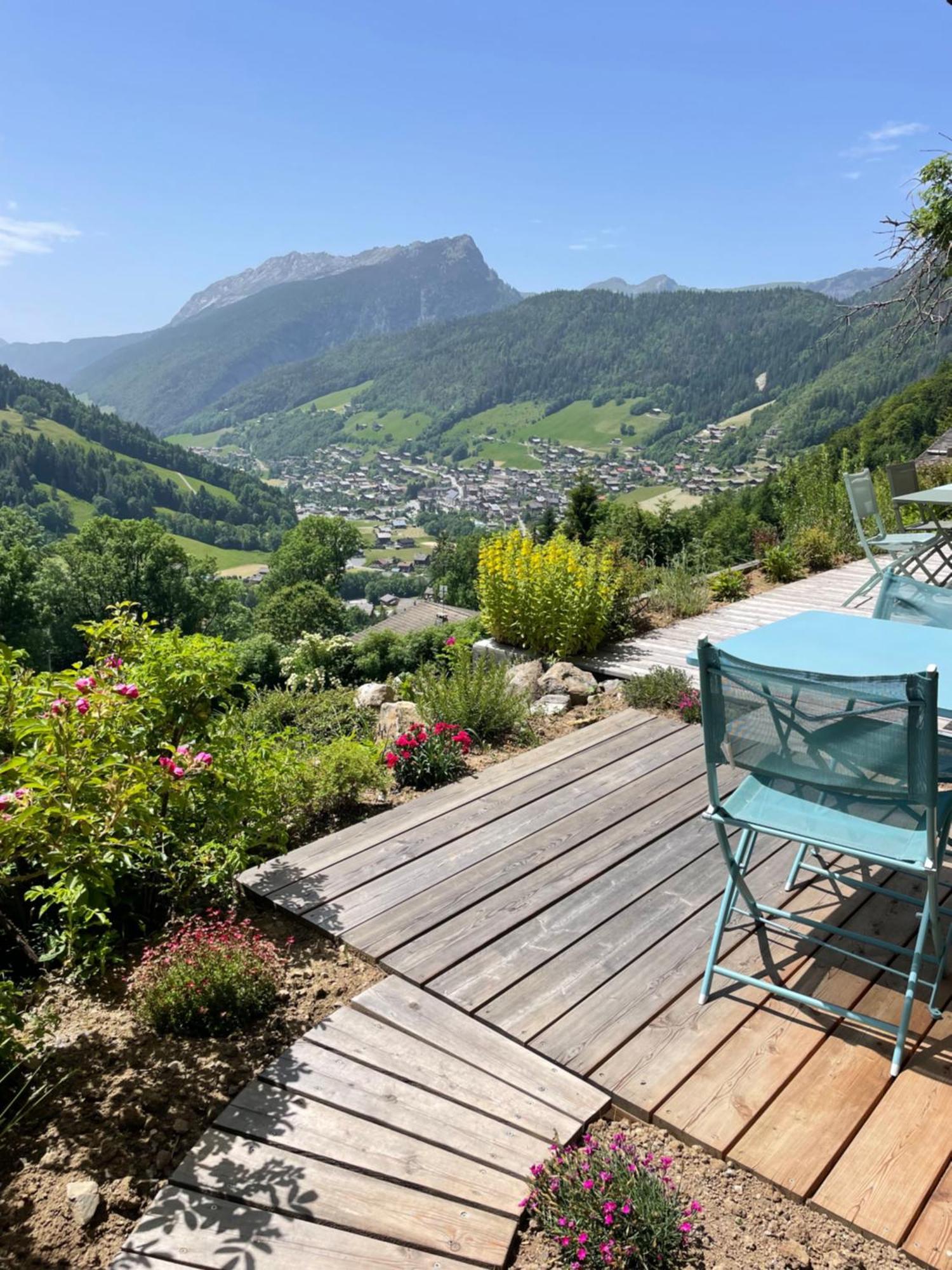 La Marmotte Qui Papote Apartment Le Grand-Bornand Bagian luar foto