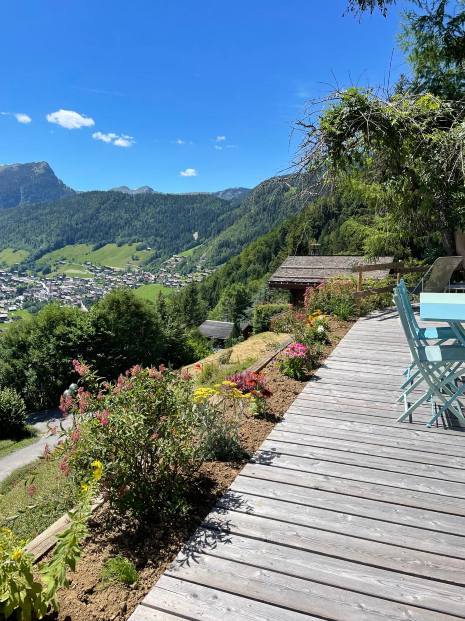 La Marmotte Qui Papote Apartment Le Grand-Bornand Bagian luar foto