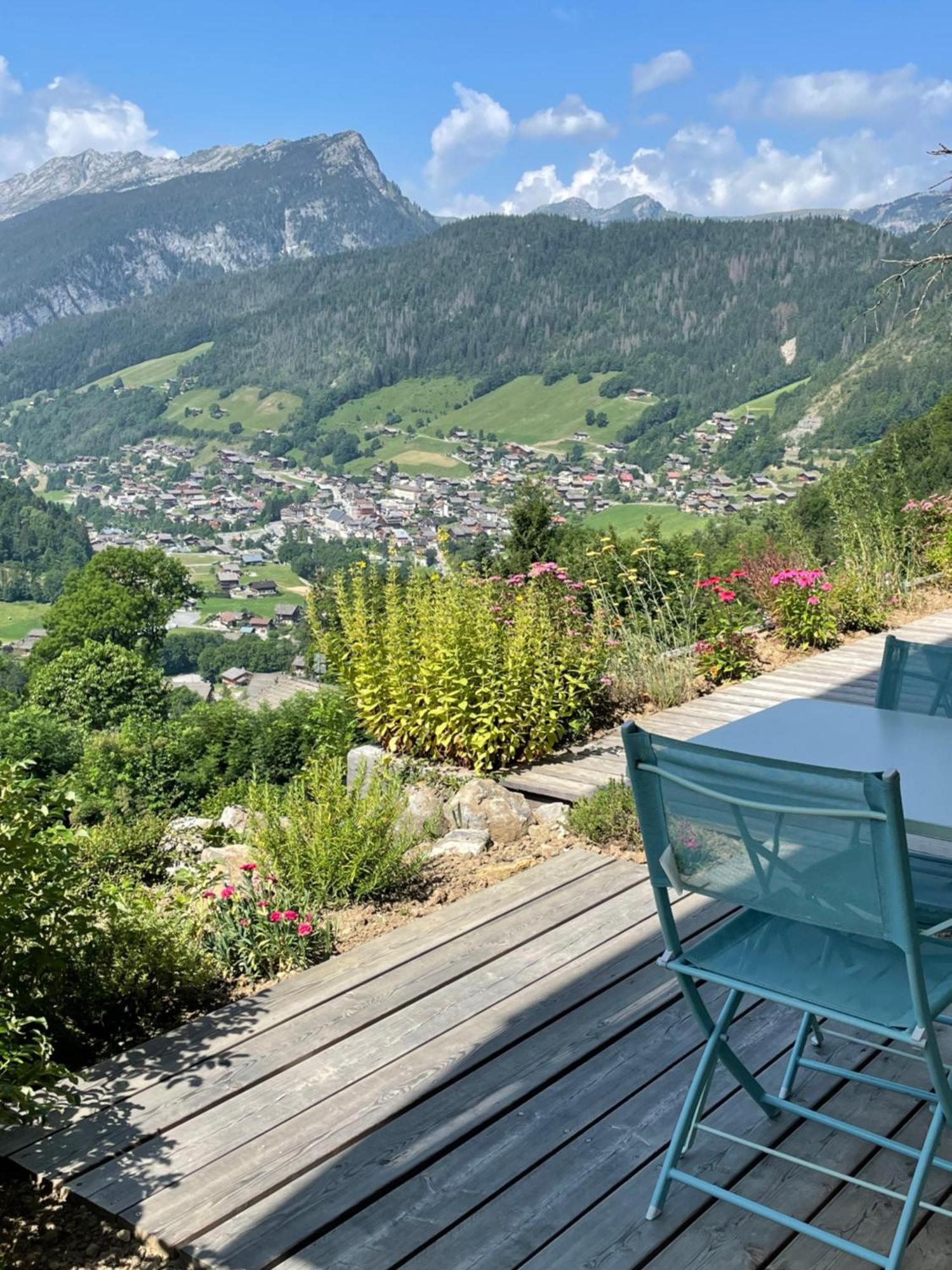 La Marmotte Qui Papote Apartment Le Grand-Bornand Bagian luar foto