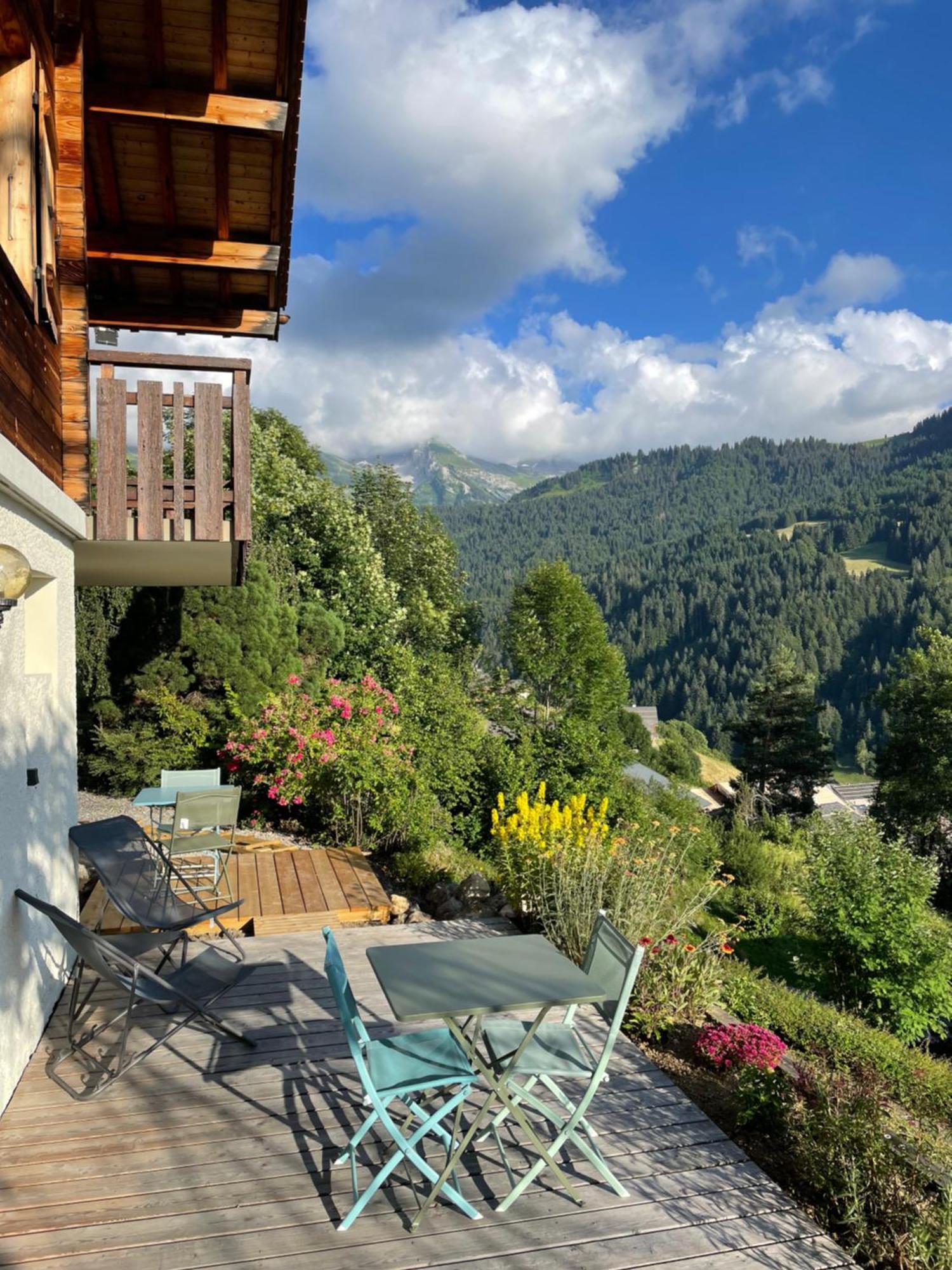 La Marmotte Qui Papote Apartment Le Grand-Bornand Bagian luar foto